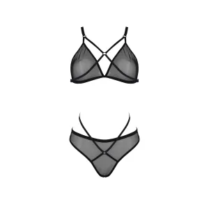 Schwarzes 2-teilges Set PA596648 von Passion