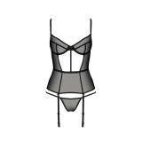 Schwarzes Corset PA596645 von Passion | Fesselliebe.de