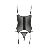 Schwarzes Corset PA596645 von Passion | Fesselliebe.de