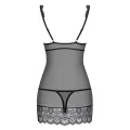 853-CHE-1 Chemise schwarz von Obsessive