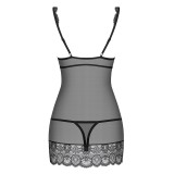 853-CHE-1 Chemise schwarz von Obsessive | Fesselliebe.de