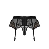 853-GAR-1 Strumpfhaltergürtel + T-String schwarz von Obsessive | Fesselliebe.de