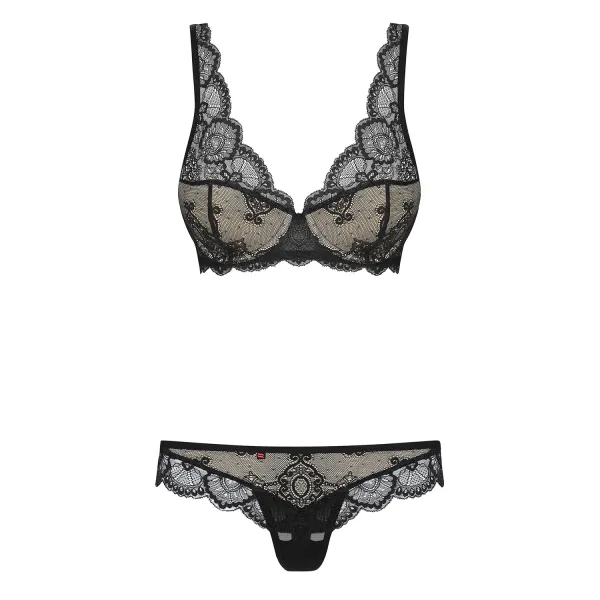 853-SET-1 2-teilges Set schwarz von Obsessive | Fesselliebe.de