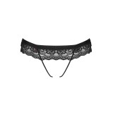 854-PAC-1 String ouvert schwarz von Obsessive | Fesselliebe.de