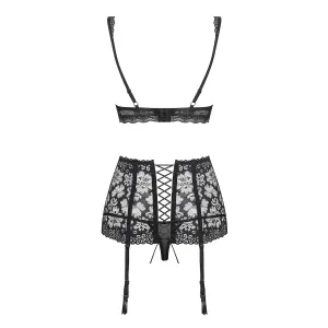 856-SEG-1 3-teilges Set schwarz von Obsessive