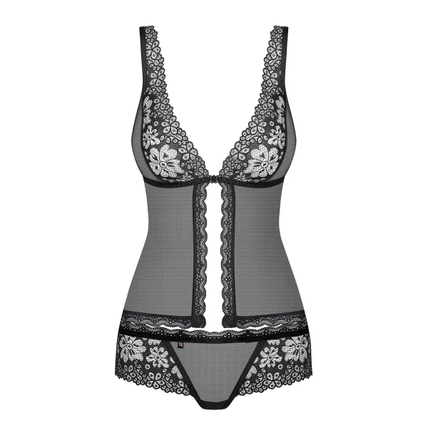 856-BAB-1 Babydoll schwarz von Obsessive | Fesselliebe.de