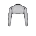 Schwarzes Damen-Top TDInge001 von Demoniq Total Domination Collection