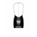 F307 Wetlook Minikleid von Noir Handmade
