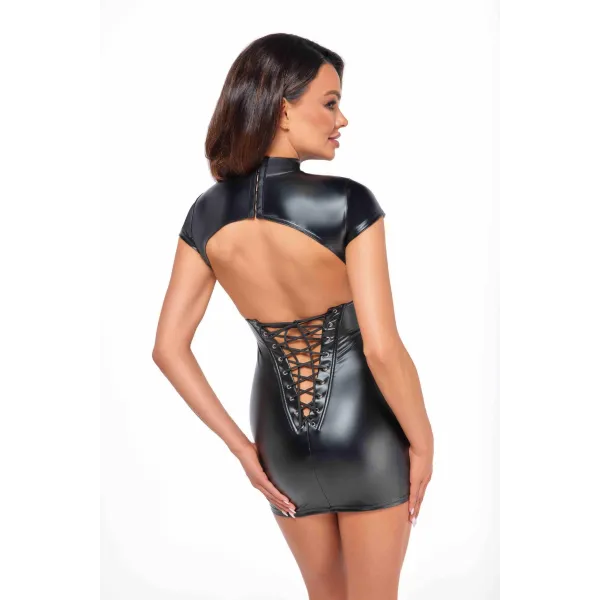 F309 Wetlook Minikleid von Noir Handmade | Fesselliebe.de