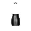 F311 Powerwetlook Minikleid mit Tüll von Noir Handmade