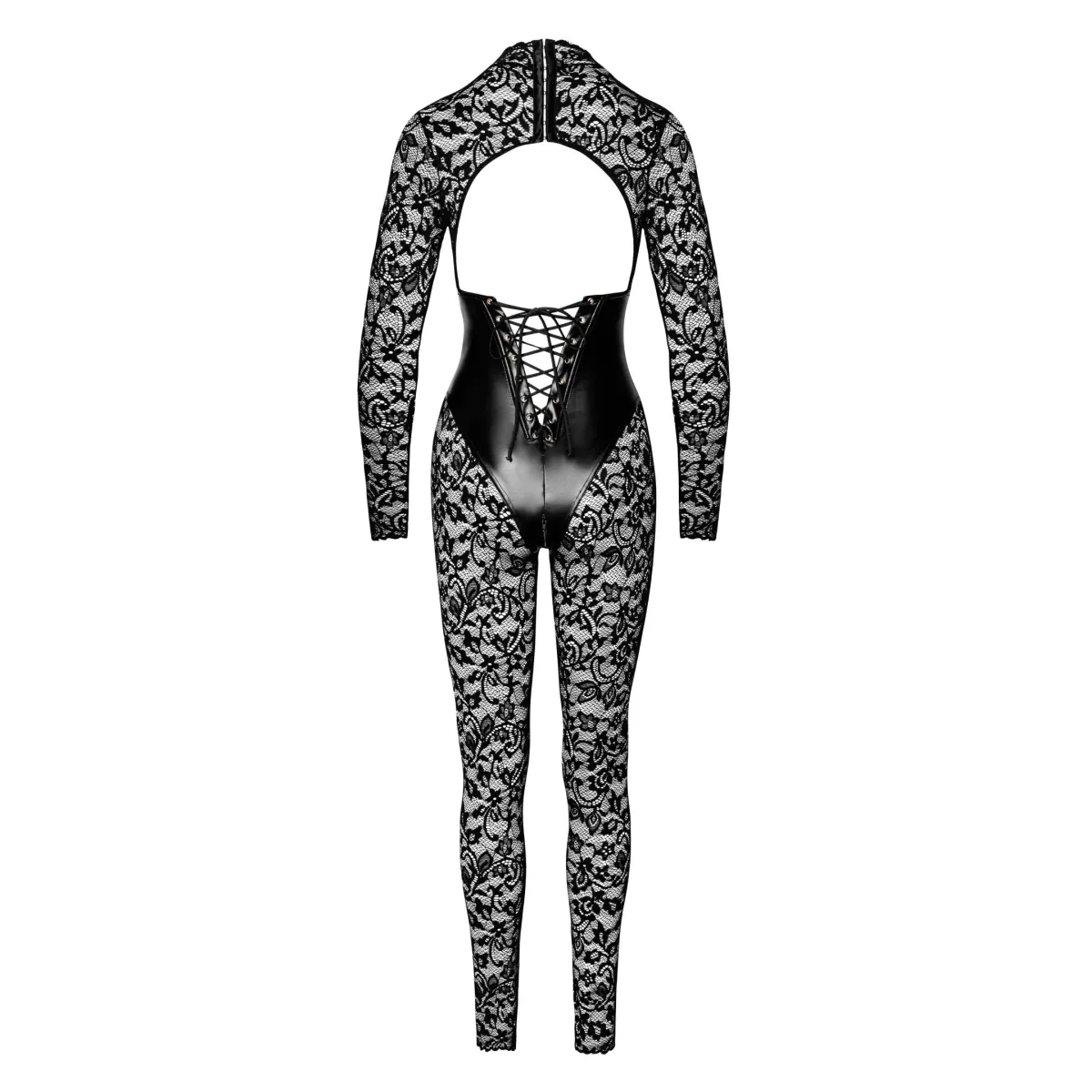 F299 Bodystocking mit Unterbrust-Corsage von Noir Handmade | Fesselliebe.de