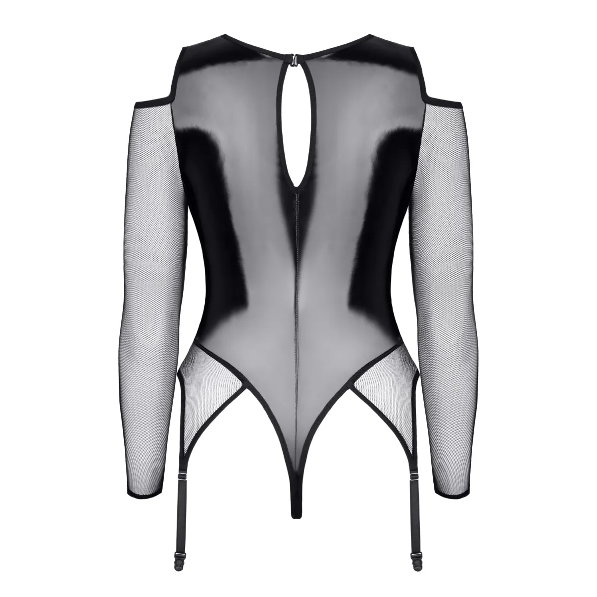 Schwarzer Straps-Body TDTrude001 von Demoniq Total Domination Collection | Fesselliebe.de