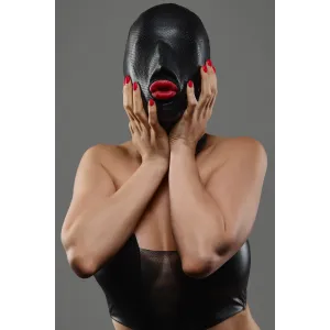 Maske TDMaskblack001 schwarz von Demoniq Total Domination Collection