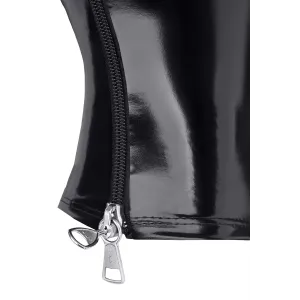 Maske TDMaskblack002 schwarz/rot von Demoniq Total Domination Collection