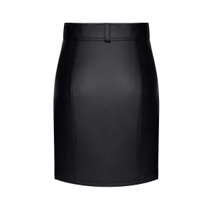 Schwarzer Damen-Rock TDLeonore001 von Demoniq Total Domination Collection