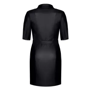 Schwarzer Mantel TDLiese001 von Demoniq