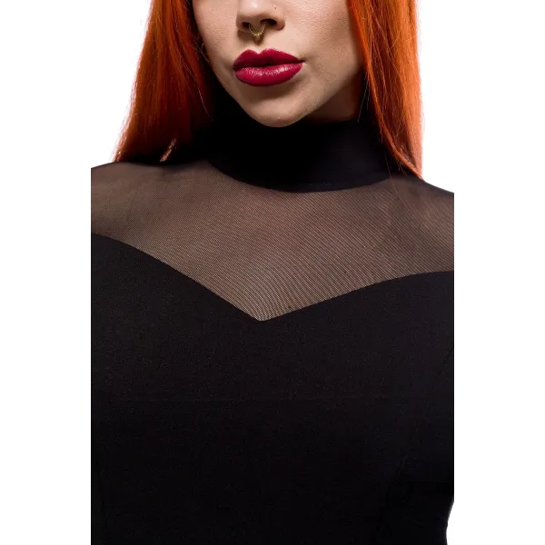 Kleid mit Netzeinsatz 90521 von Ocultica | Fesselliebe.de