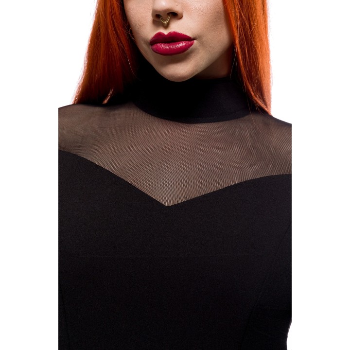 Kleid mit Netzeinsatz 90521 von Ocultica | Fesselliebe.de