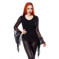 Langarm Shirt mit Spitze 90522 von Ocultia