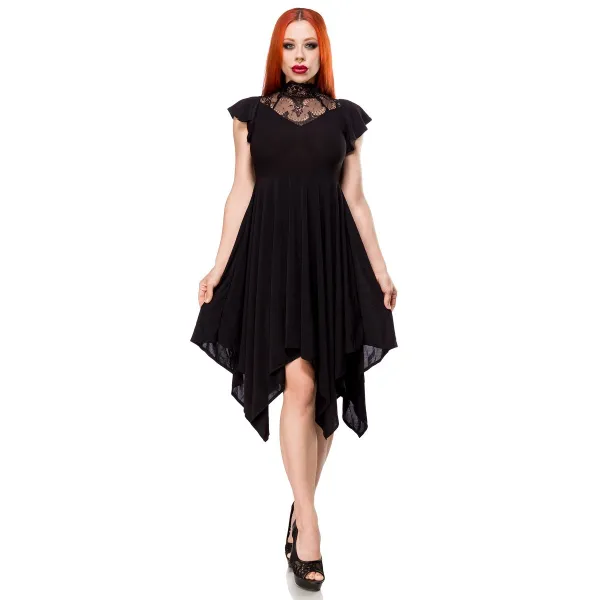 Kleid mit Spitzeneinsatz 93000 von Ocultica | Fesselliebe.de