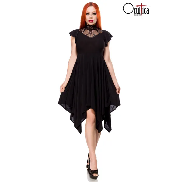Kleid mit Spitzeneinsatz 93000 von Ocultica | Fesselliebe.de