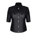Schwarze Jacke TDLotte001 von Demoniq Total Domination Collection