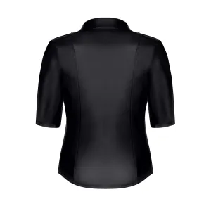 Schwarze Jacke TDLotte001 von Demoniq Total Domination Collection