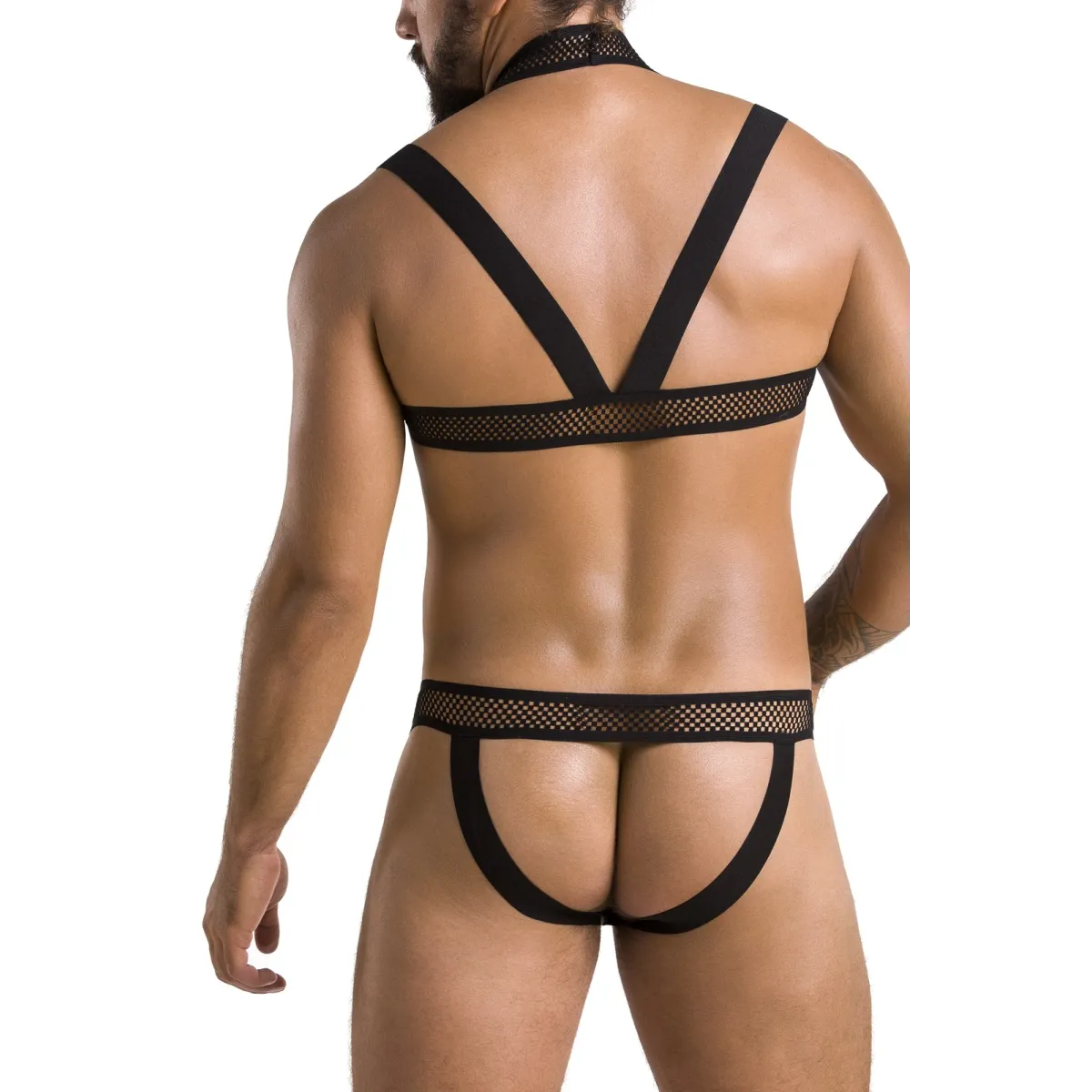 Schwarzes Harness Set 043 von Passion | Fesselliebe.de