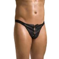 Schwarzer Kunstleder Jockstrap 044 von Passion