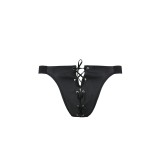 Schwarzer Kunstleder Jockstrap 044 von Passion | Fesselliebe.de