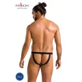 Schwarzer Kunstleder Jockstrap 044 von Passion