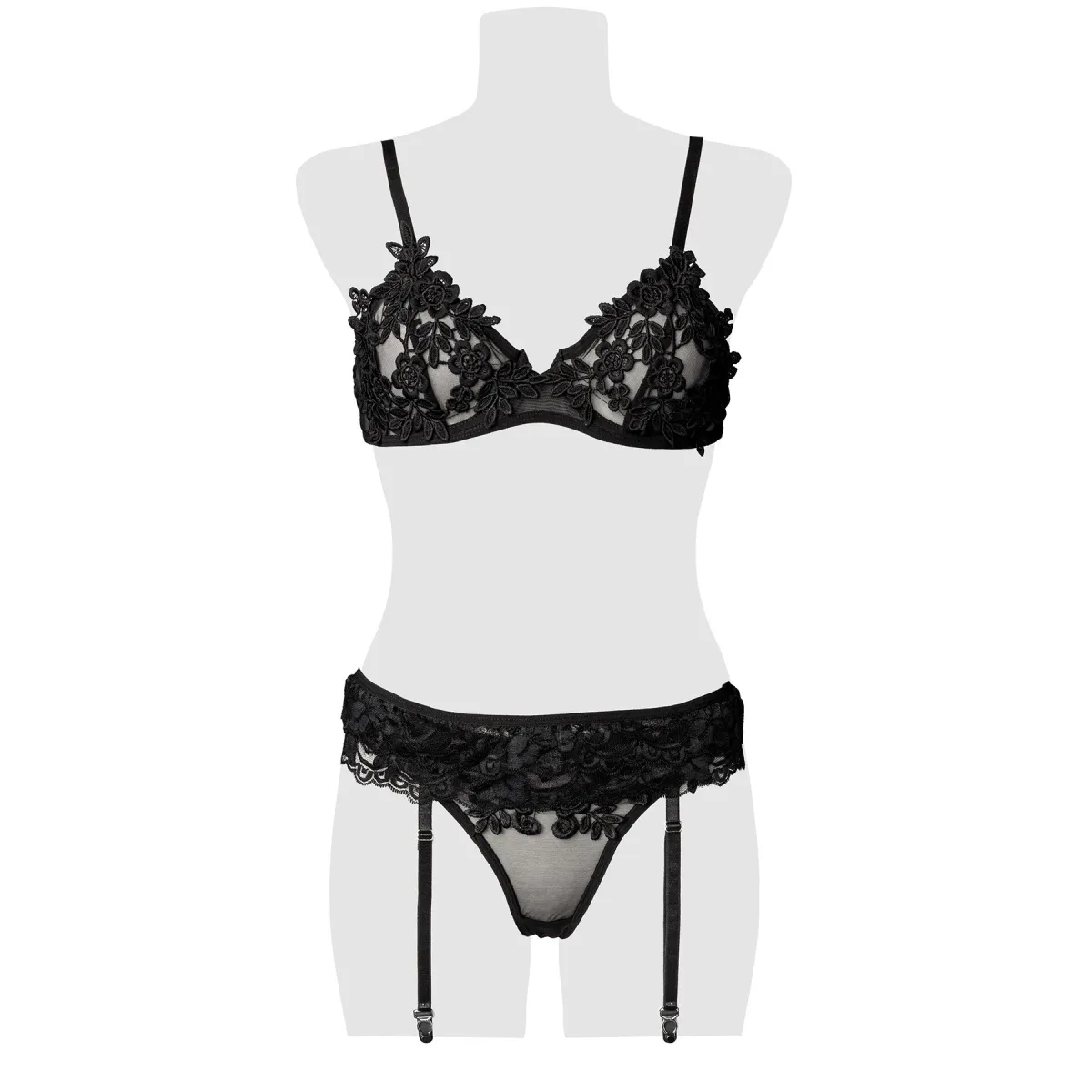 3-teilges Set 20058 von Grey Velvet | Fesselliebe.de