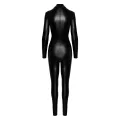 F319 Powerwetlook Catsuit mit Reißverschluss und Ring von Noir Handmade