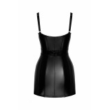 F320 Wetlook Minikleid mit Ring von Noir Handmade | Fesselliebe.de