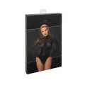 F321 Wetlook/Tüll Body mit Ringen von Noir Handmade