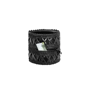 F326 Handgelenk-Geldbörse mit verstecktem Reißverschluss von Noir Handmade