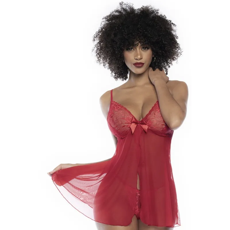 Rotes Babydoll - MAL7501RED von Mapale | Fesselliebe.de