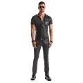 Herren T-Shirt RMEmilio001 schwarz von Regnes Fetish Planet Red Mark 2