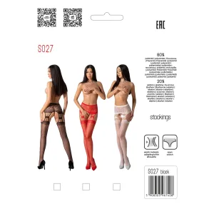 Ouvert Strumpfhose S027 rot von Passion Erotic Line