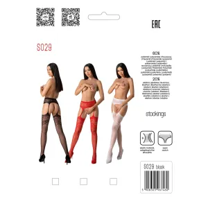 Ouvert Strumpfhose S029 rot von Passion Erotic Line