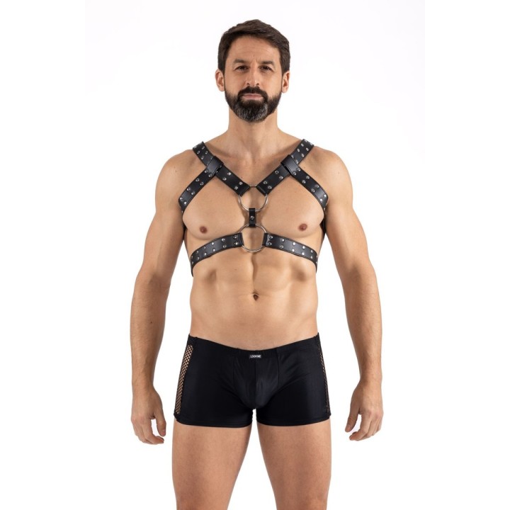 Schwarzer Schulter-Harness LM275019BLK von Look Me | Fesselliebe.de
