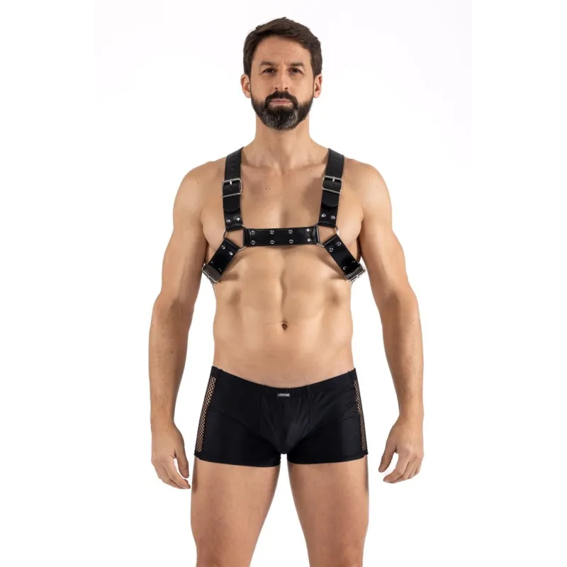 Schwarzer Schulter-Harness LM275017BLK von Look Me | Fesselliebe.de