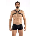 Schwarzer Schulter-Harness LM275016BLK von Look Me