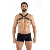 Schwarzer Schulter-Harness LM275016BLK von Look Me | Fesselliebe.de