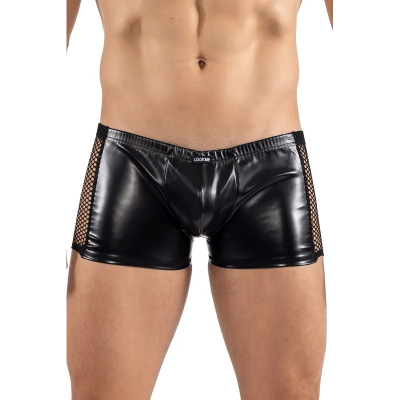 Schwarzer Herren Boxer Short 2401-67 von Look Me | Fesselliebe.de