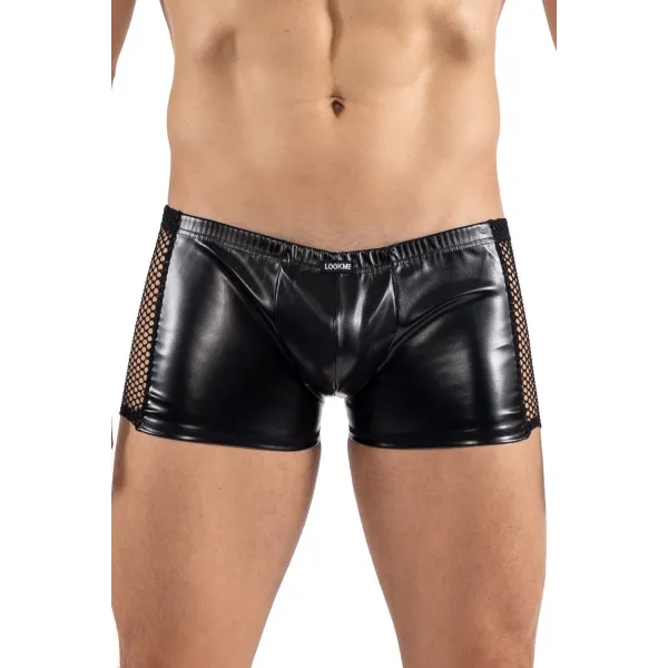 Schwarzer Herren Boxer Short 2401-67 von Look Me | Fesselliebe.de