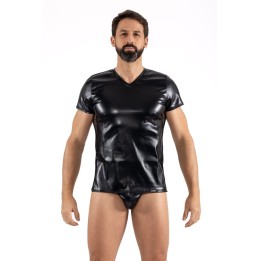 Schwarzes Herren T-Shirt 2401-81 von Look Me | Fesselliebe.de