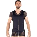 Schwarzes Herren T-Shirt 2201-81 von Look Me