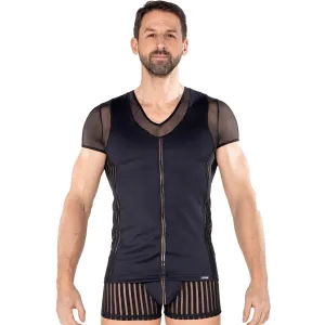 Schwarzes Herren T-Shirt 2201-81 von Look Me