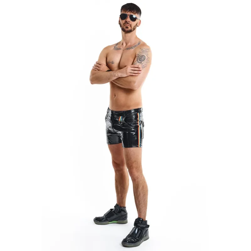 Herren Shorts RMFelicianoRBW schwarz von Pride Festih Line | Fesselliebe.de